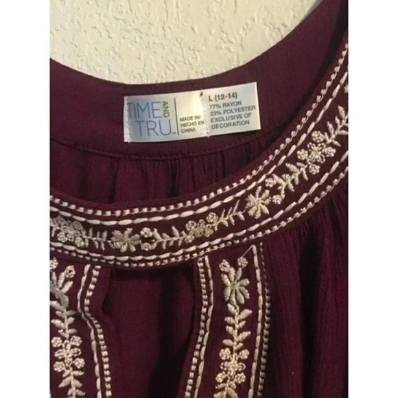 TIME & TRUE LADIES DRESS size L 12 -14 color - Picture 7 of 12